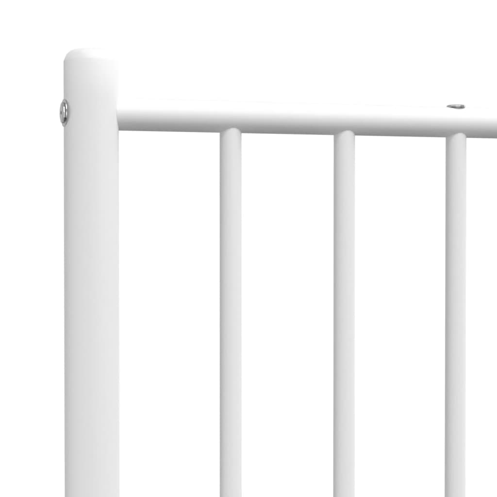 Vervangend hoofdbord 107 cm metaal wit is nu te koop bij PeponiXL, paradijselijk wonen!
