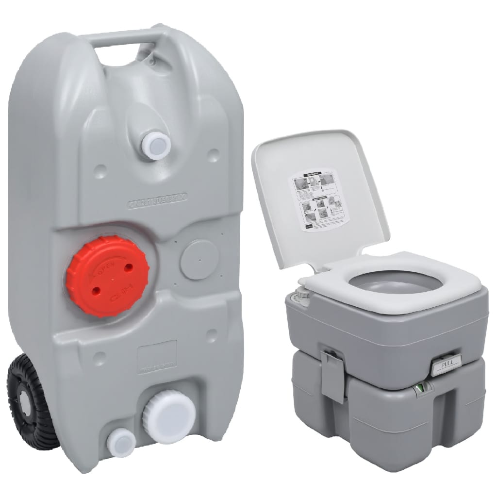 Campingtoilet en watertankset draagbaar is nu te koop bij PeponiXL, paradijselijk wonen!