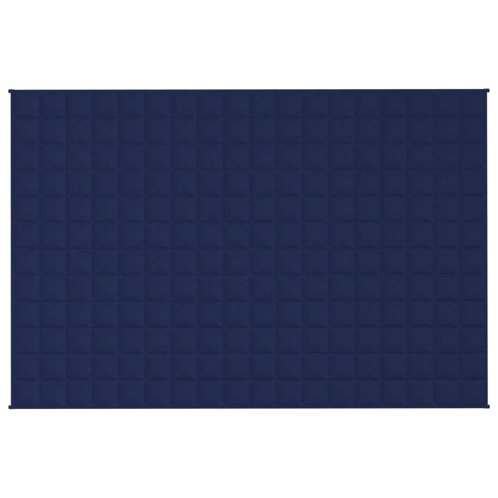 Verzwaringsdeken 122x183 cm 9 kg stof blauw is nu te koop bij PeponiXL, paradijselijk wonen!