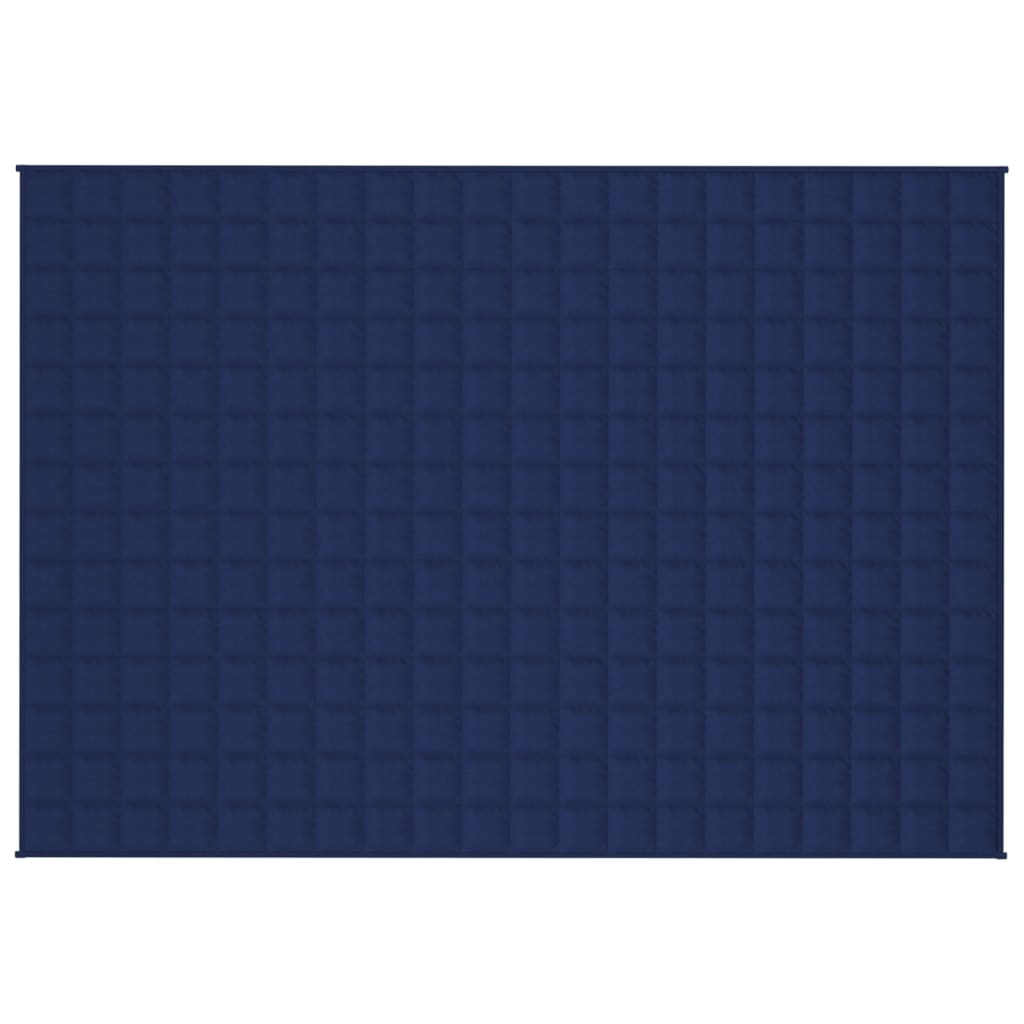 Verzwaringsdeken 137x200 cm 10 kg stof blauw is nu te koop bij PeponiXL, paradijselijk wonen!