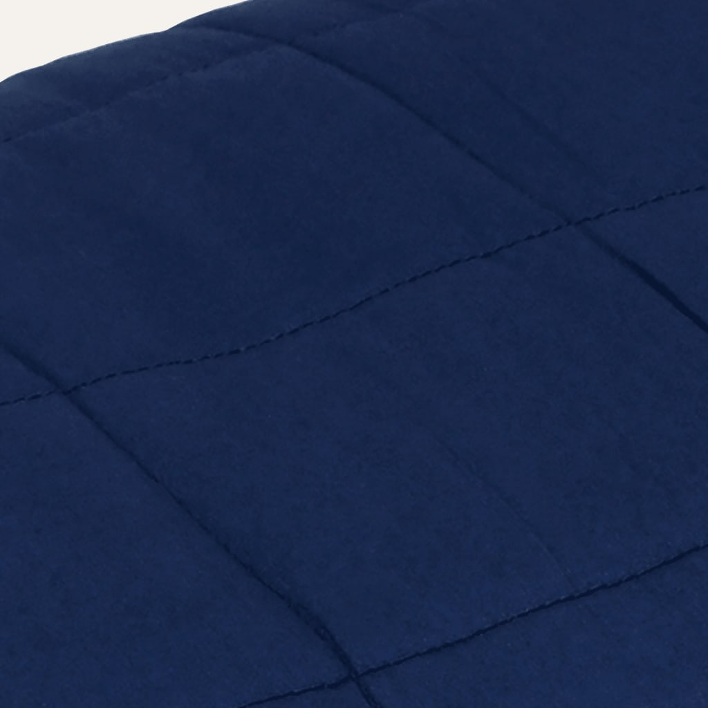 Verzwaringsdeken 137x200 cm 10 kg stof blauw is nu te koop bij PeponiXL, paradijselijk wonen!