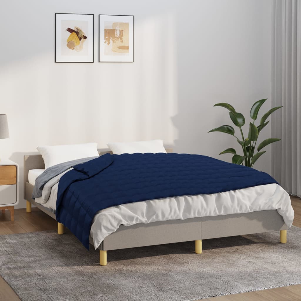 Verzwaringsdeken 137x200 cm 10 kg stof blauw is nu te koop bij PeponiXL, paradijselijk wonen!