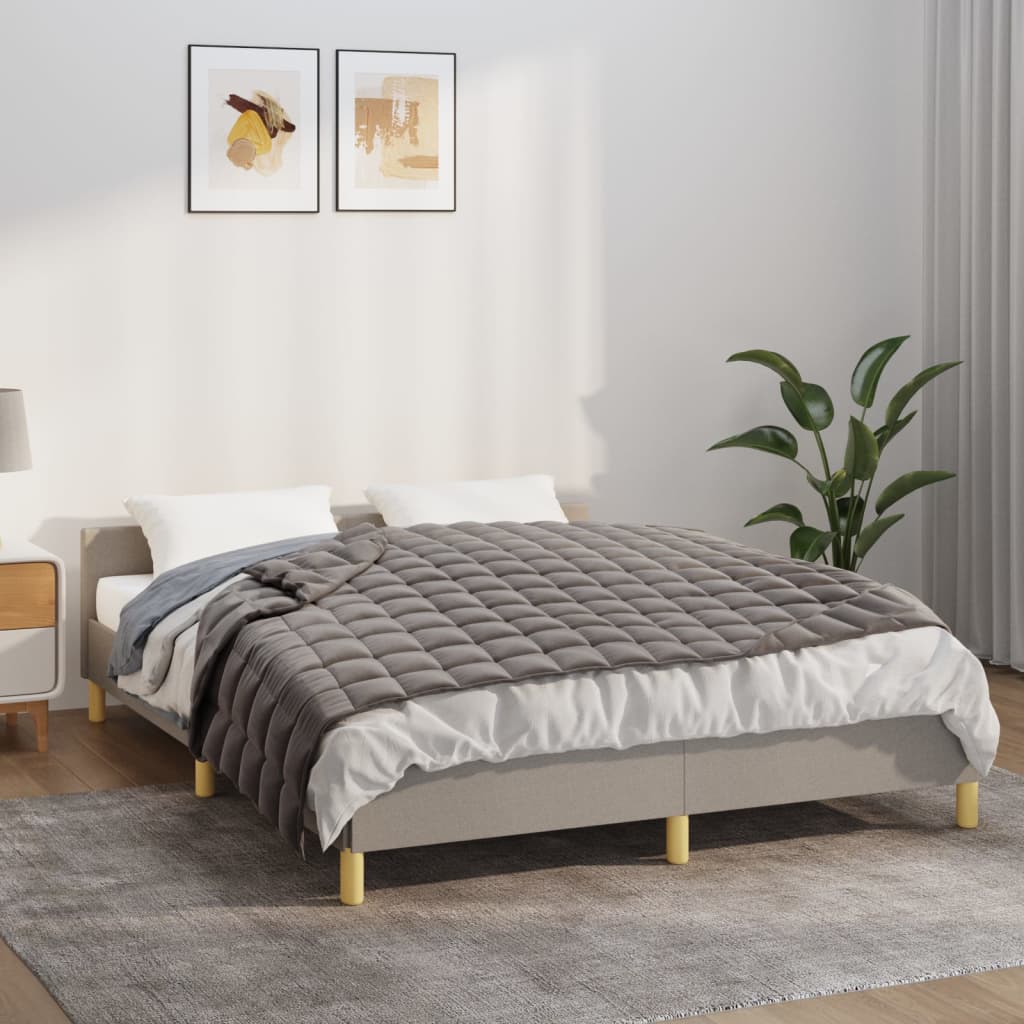 Verzwaringsdeken 135x200 cm 10 kg stof grijs is nu te koop bij PeponiXL, paradijselijk wonen!