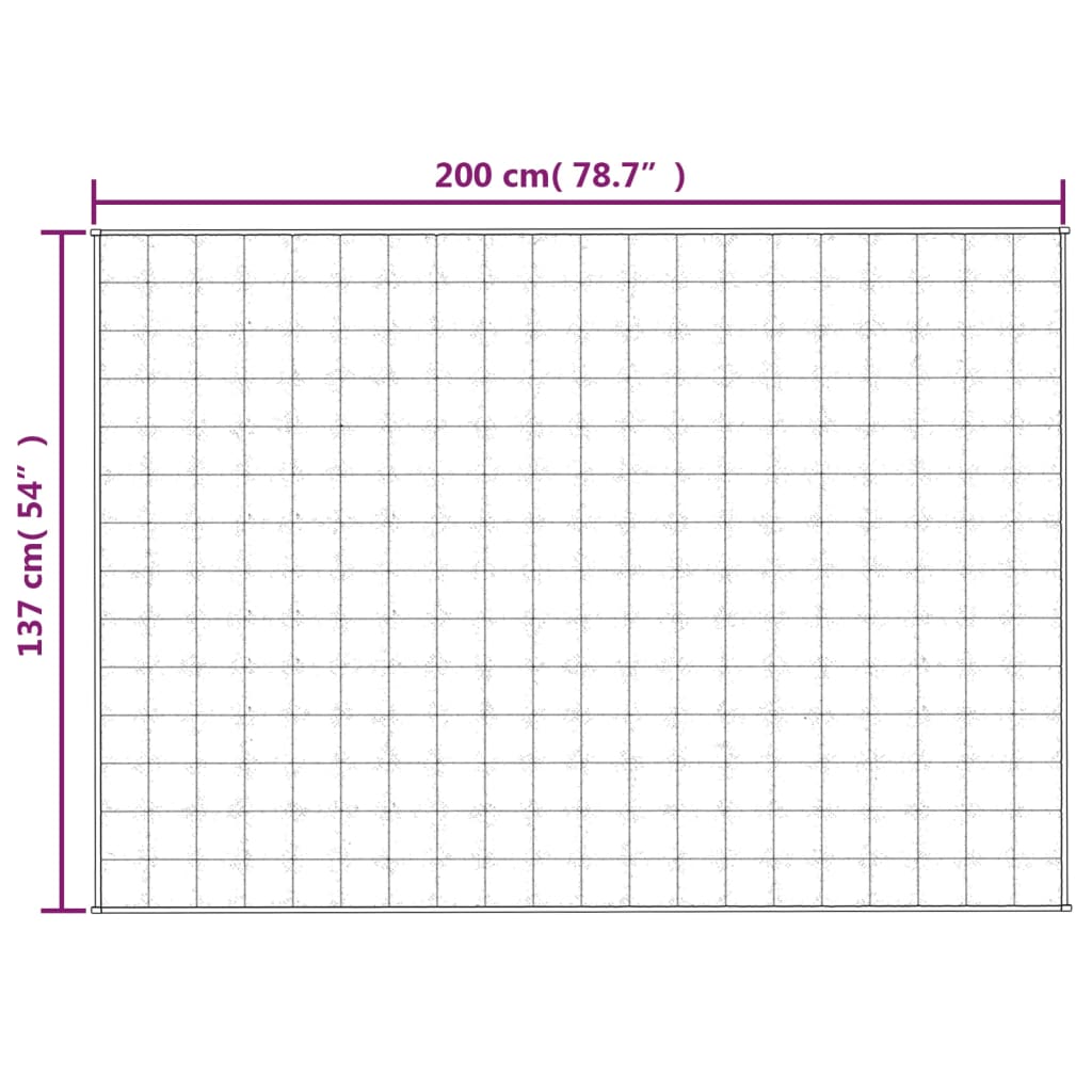 Verzwaringsdeken 137x200 cm 10 kg stof grijs is nu te koop bij PeponiXL, paradijselijk wonen!