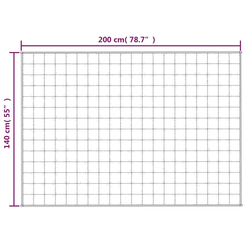 Verzwaringsdeken 140x200 cm 10 kg stof grijs is nu te koop bij PeponiXL, paradijselijk wonen!