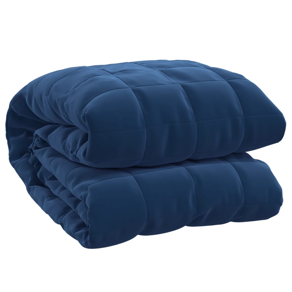 Verzwaringsdeken 122x183 cm 5 kg stof blauw is nu te koop bij PeponiXL, paradijselijk wonen!