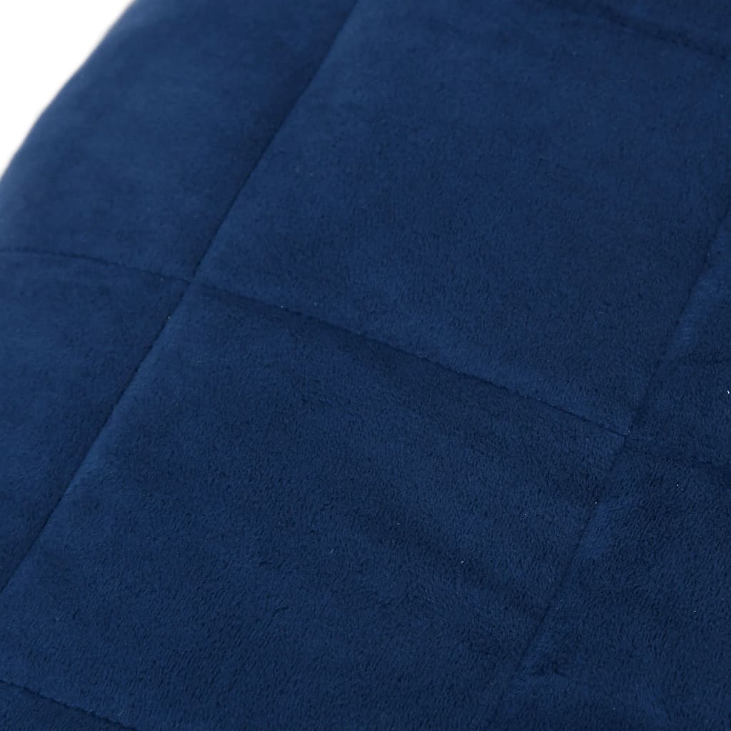 Verzwaringsdeken 122x183 cm 5 kg stof blauw is nu te koop bij PeponiXL, paradijselijk wonen!