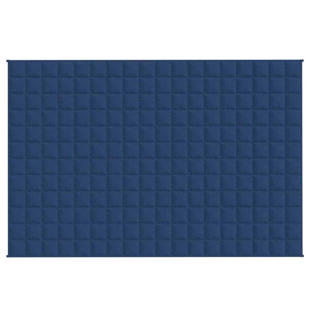 Verzwaringsdeken 122x183 cm 9 kg stof blauw is nu te koop bij PeponiXL, paradijselijk wonen!