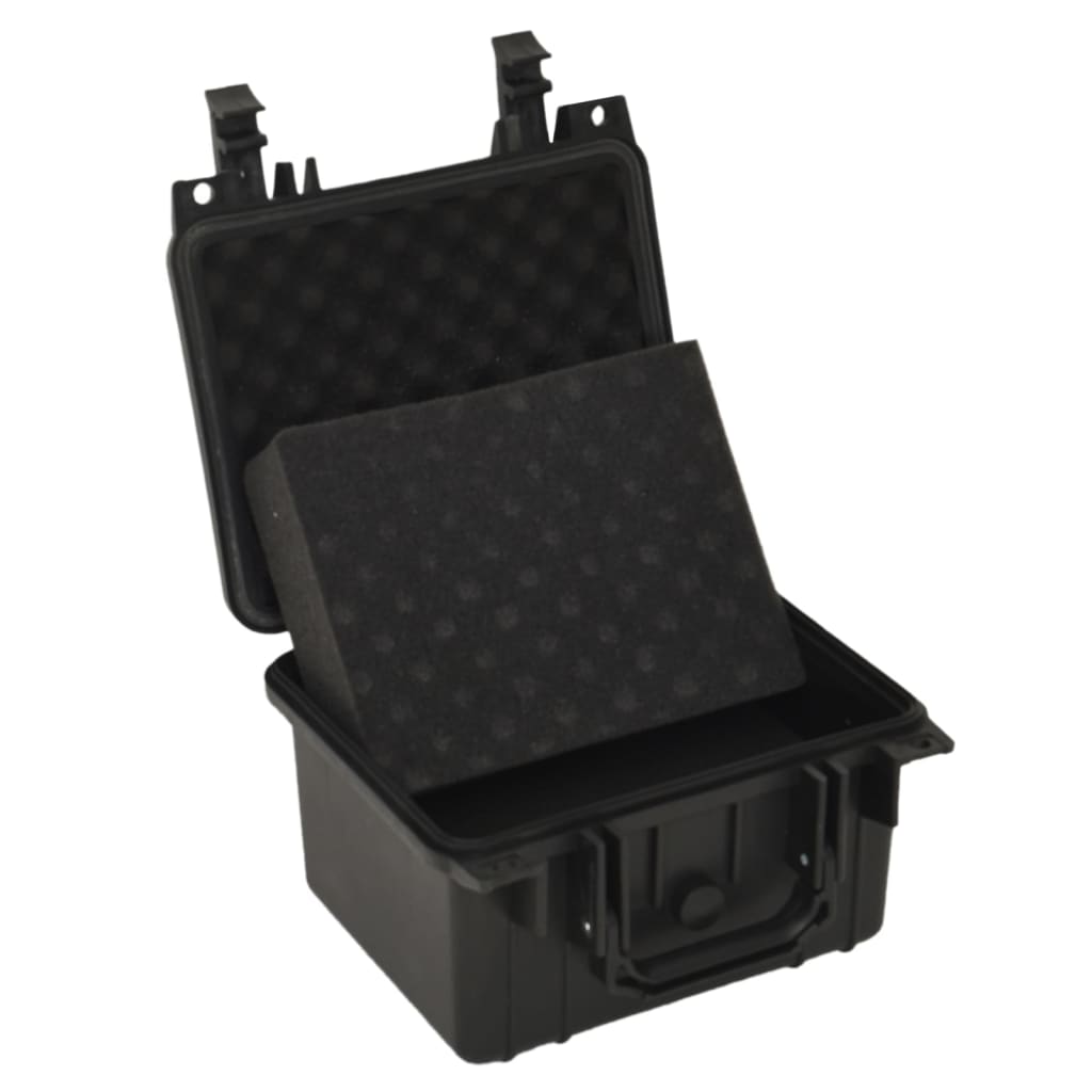 Flightcase draagbaar 27x25x18 cm PP zwart is nu te koop bij PeponiXL, paradijselijk wonen!
