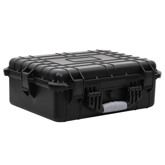 Flightcase draagbaar 52x40x19 cm PP zwart is nu te koop bij PeponiXL, paradijselijk wonen!