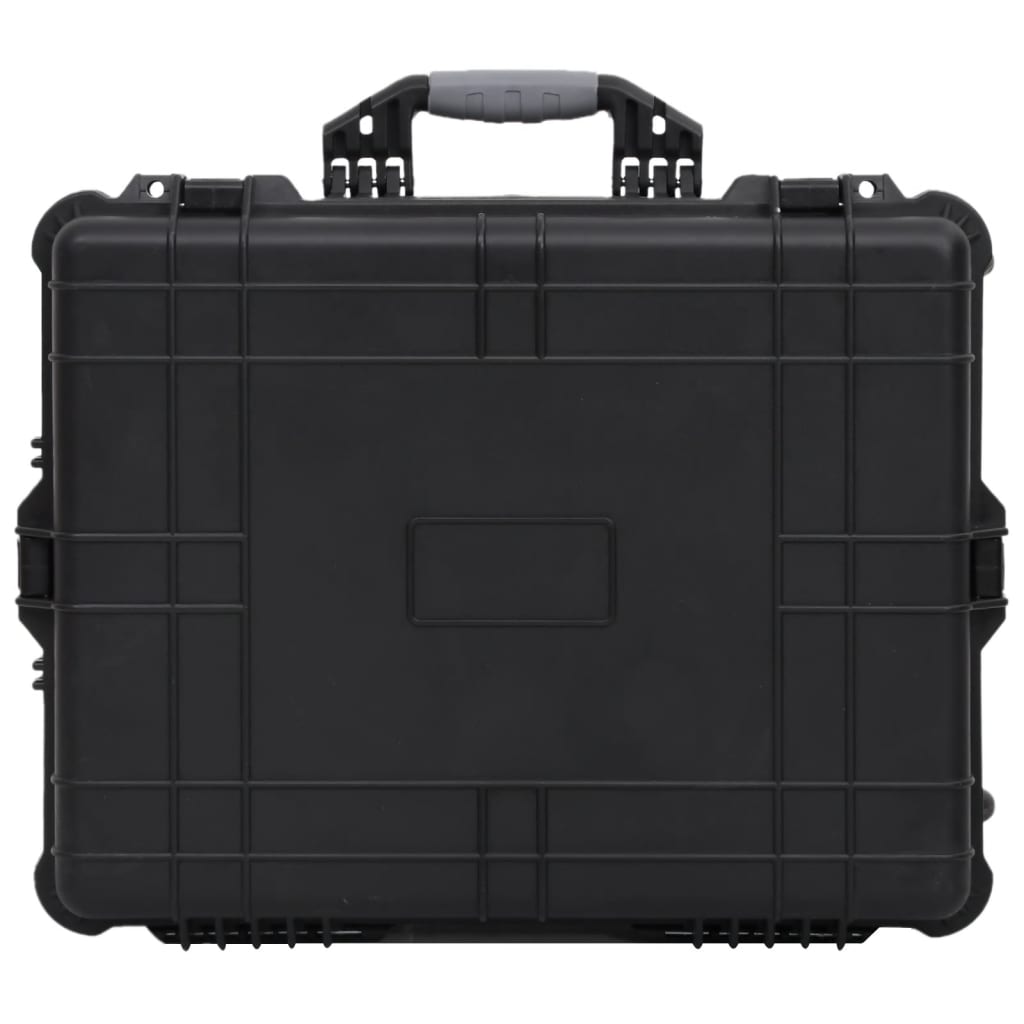 Flightcase op wieltjes 63x50x23 cm PP zwart is nu te koop bij PeponiXL, paradijselijk wonen!