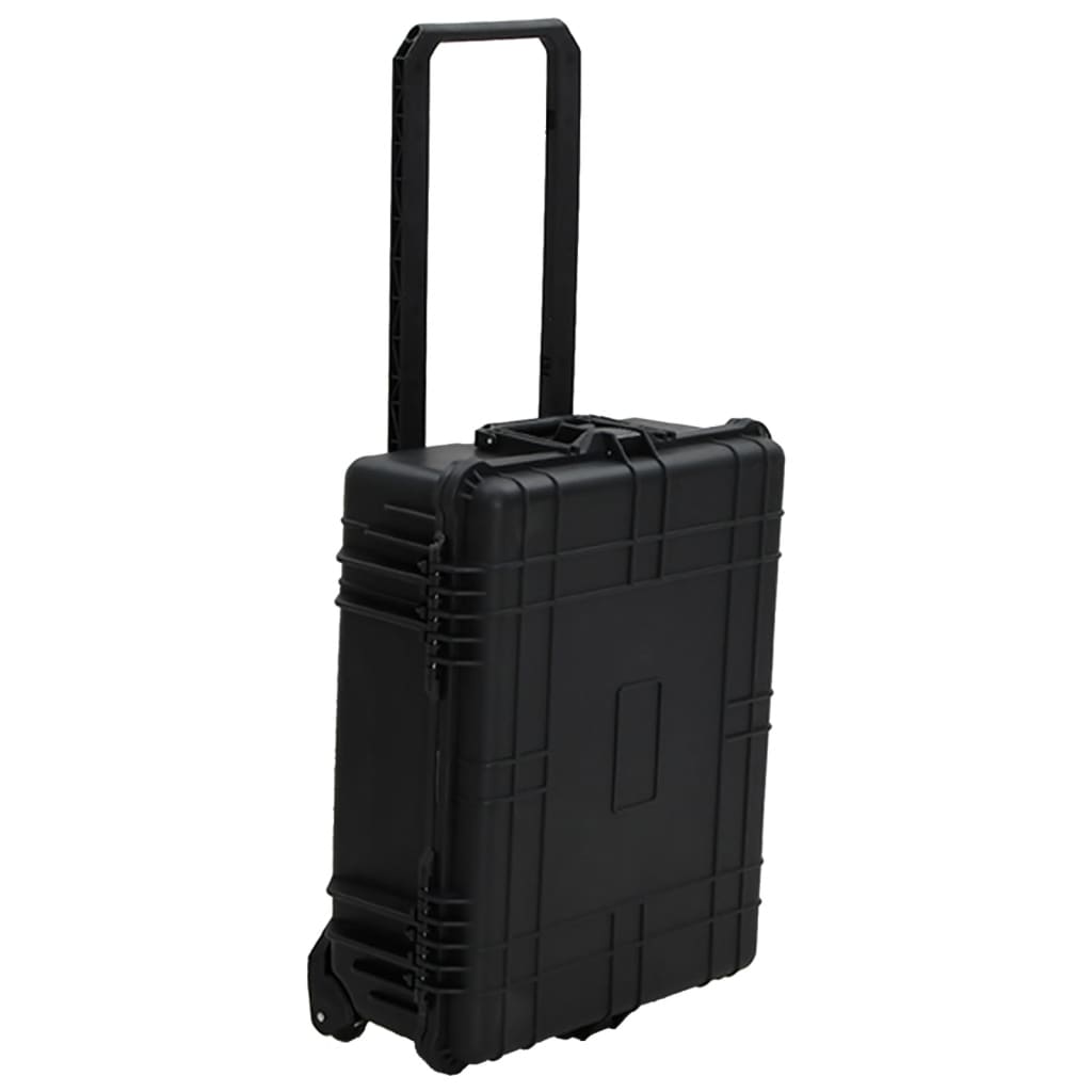 Flightcase op wieltjes 63x50x23 cm PP zwart is nu te koop bij PeponiXL, paradijselijk wonen!