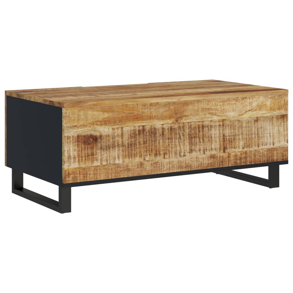 Salontafel 100x54x40 cm massief mangohout en bewerkt hout is nu te koop bij PeponiXL, paradijselijk wonen!