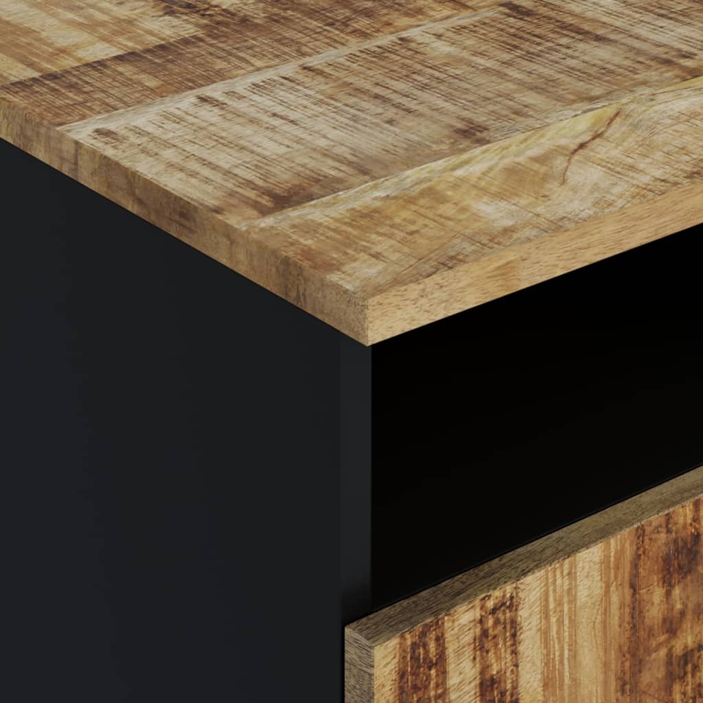 Salontafel 80x54x40 cm massief mangohout en bewerkt hout is nu te koop bij PeponiXL, paradijselijk wonen!