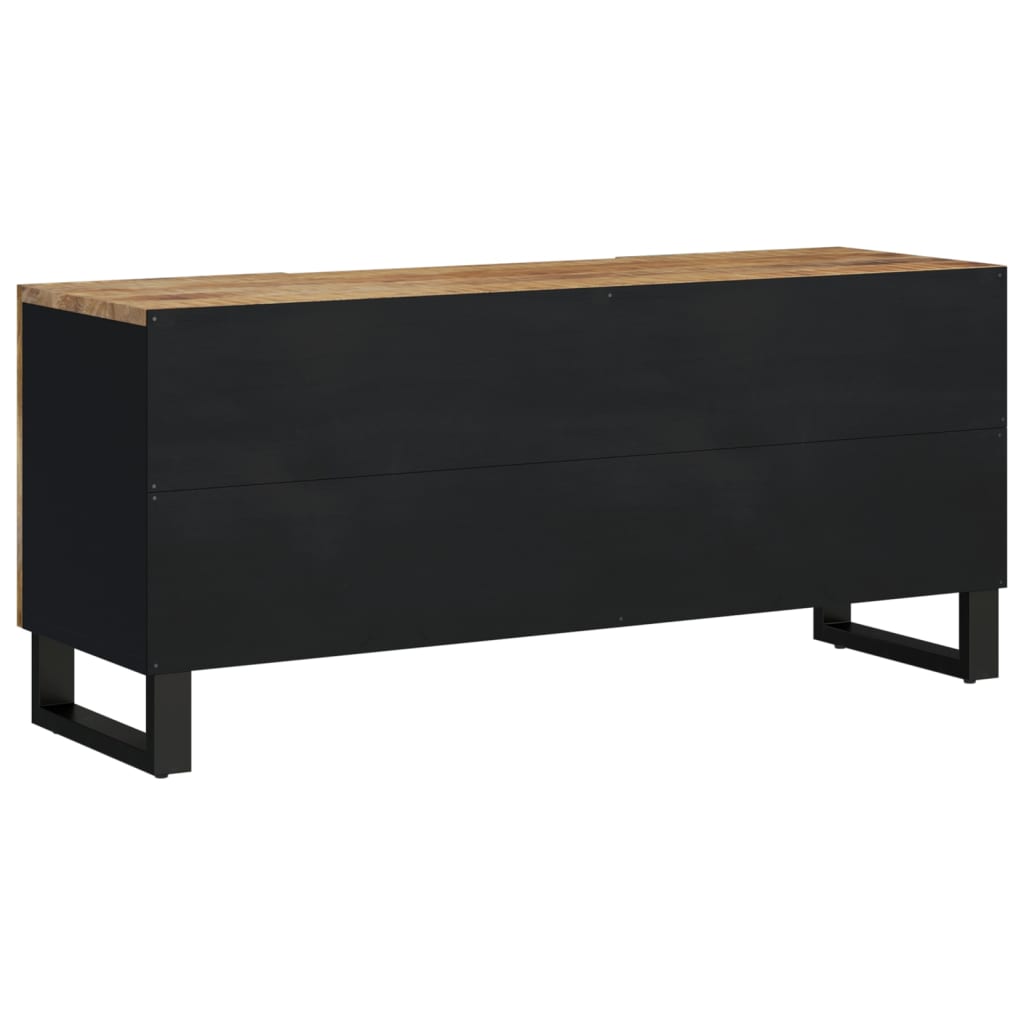 Tv-meubel 105x33,5x46 cm massief mangohout en bewerkt hout is nu te koop bij PeponiXL, paradijselijk wonen!