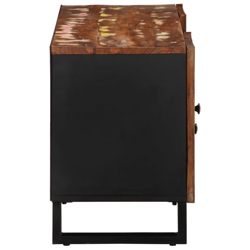 Tv-meubel 105x33,5x46 cm massief hout gerecycled bewerkt hout is nu te koop bij PeponiXL, paradijselijk wonen!