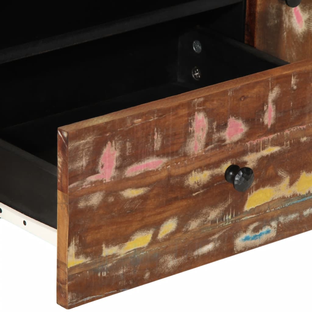 Tv-meubel 105x33,5x46 cm massief hout gerecycled bewerkt hout is nu te koop bij PeponiXL, paradijselijk wonen!