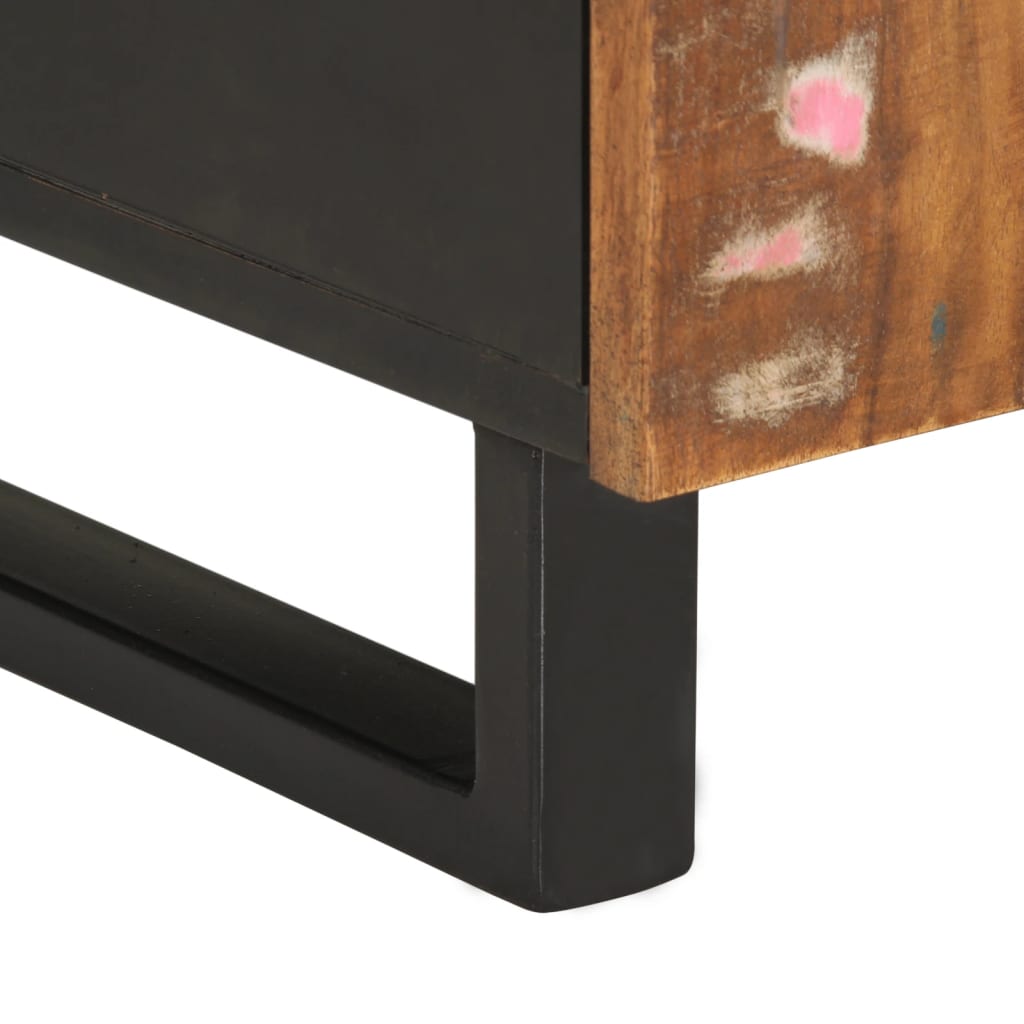 Tv-meubel 105x33,5x46 cm massief hout gerecycled bewerkt hout is nu te koop bij PeponiXL, paradijselijk wonen!