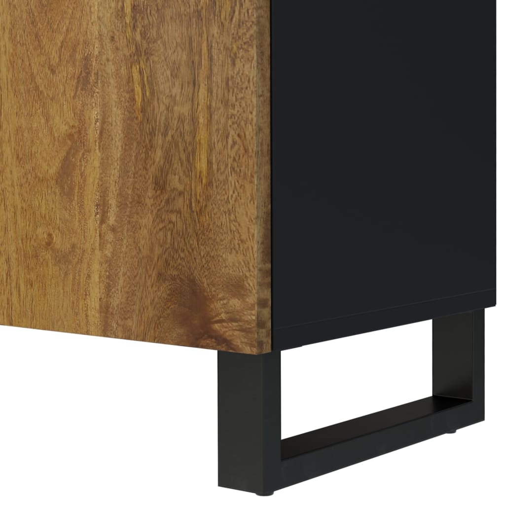 Tv-meubel 105x33,5x46 cm massief mangohout en bewerkt hout is nu te koop bij PeponiXL, paradijselijk wonen!