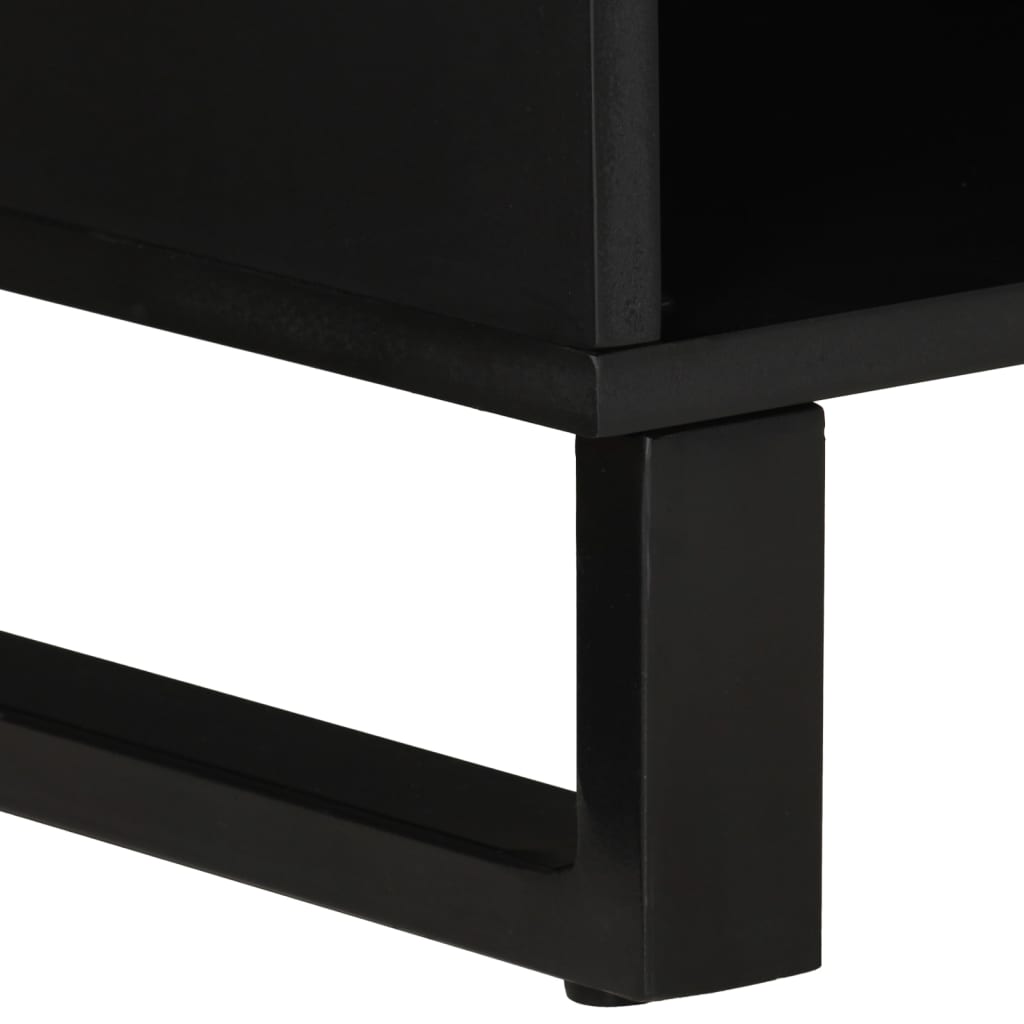 Tv-meubel 100x33x46 cm massief mangohout en bewerkt hout is nu te koop bij PeponiXL, paradijselijk wonen!
