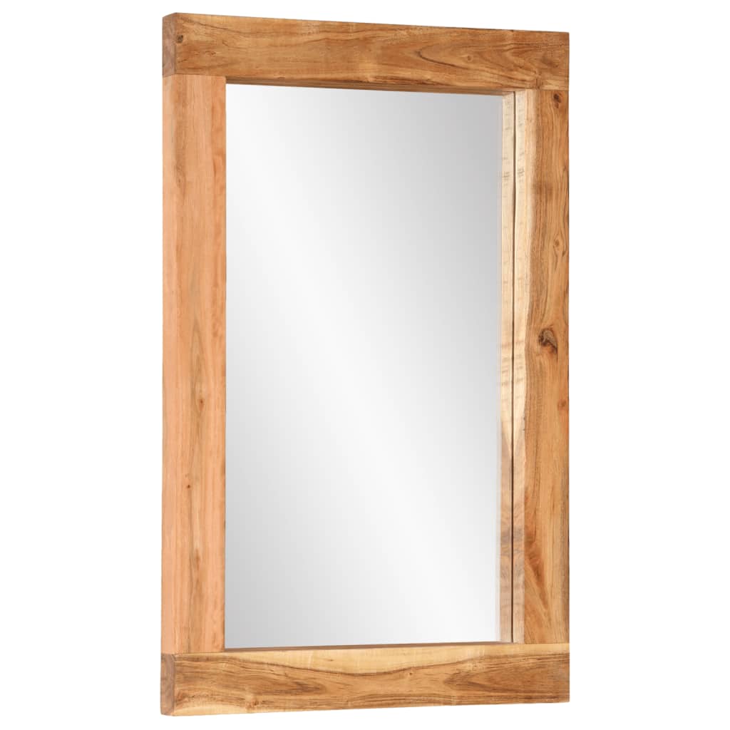 Spiegel 70x50 cm massief acaciahout en glas is nu te koop bij PeponiXL, paradijselijk wonen!