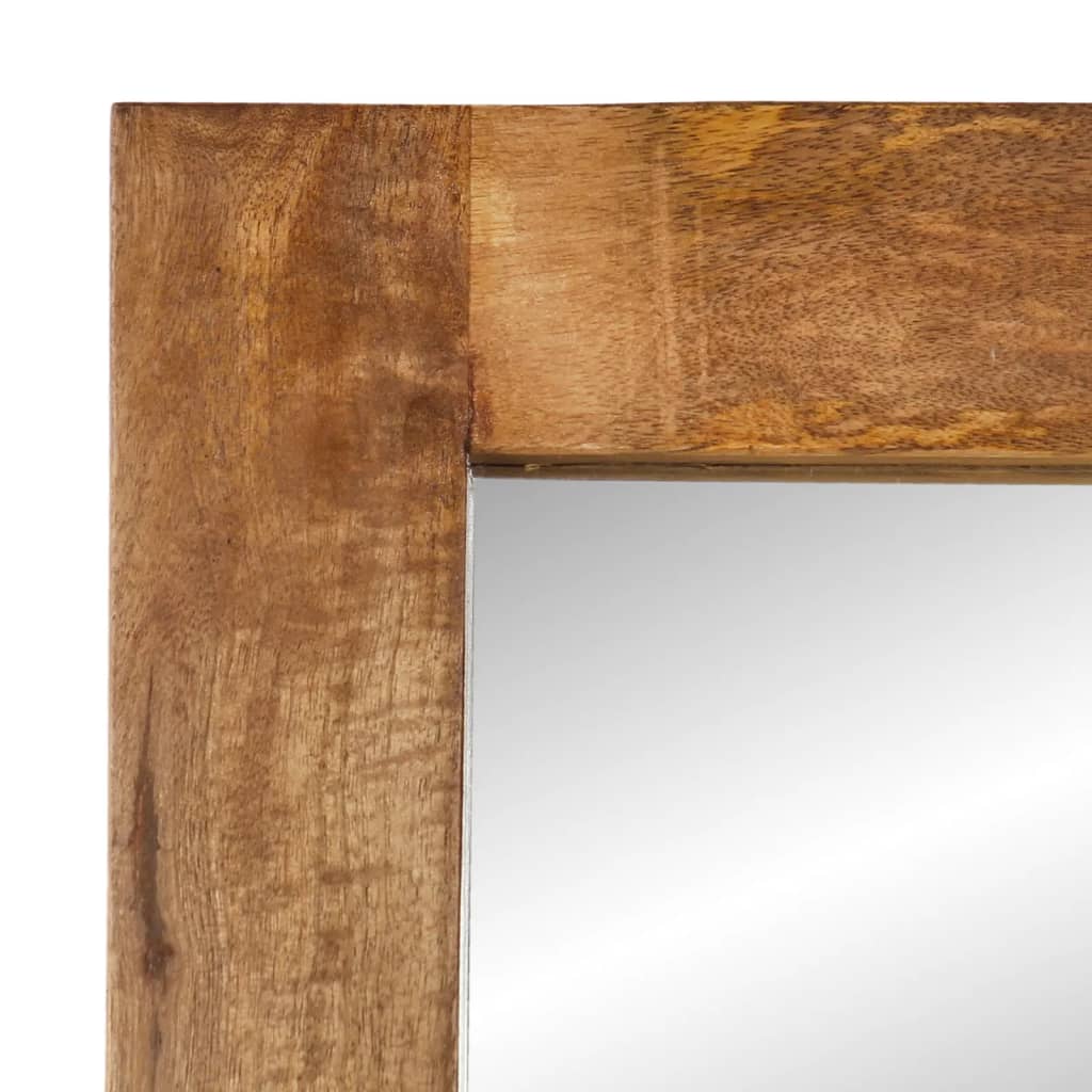 Spiegel 70x50 cm massief mangohout en glas is nu te koop bij PeponiXL, paradijselijk wonen!