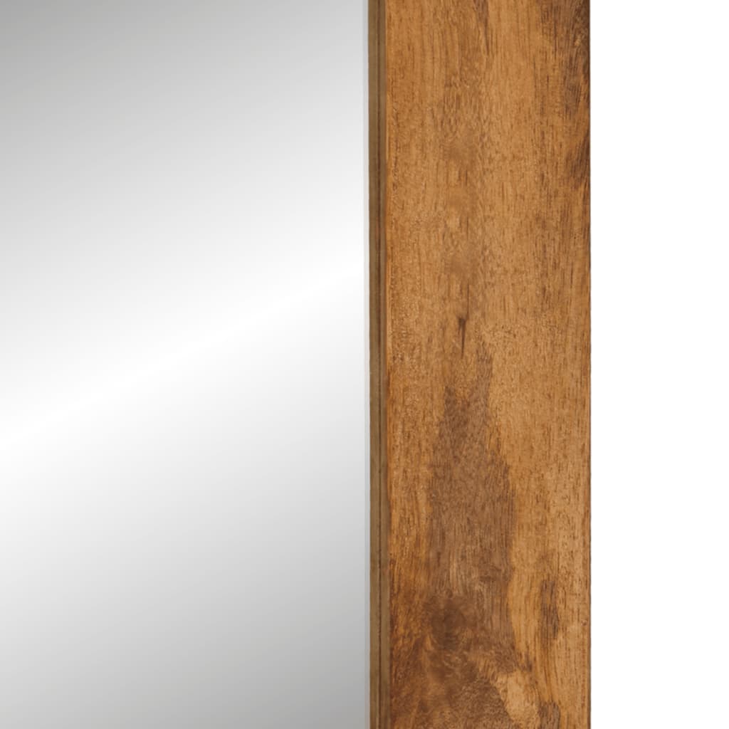 Spiegel 70x50 cm massief mangohout en glas is nu te koop bij PeponiXL, paradijselijk wonen!