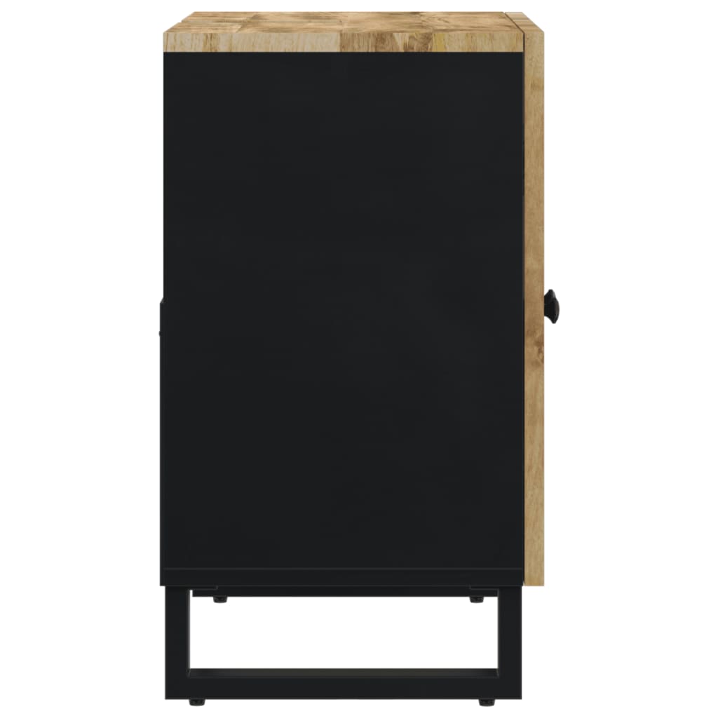 Wastafelkast 62x33x58 cm massief mangohout en bewerkt hout is nu te koop bij PeponiXL, paradijselijk wonen!