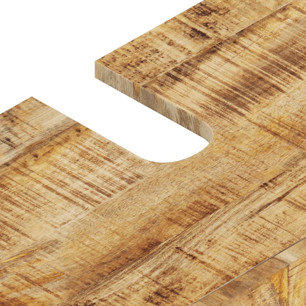 Wastafelkast 62x33x58 cm massief mangohout en bewerkt hout is nu te koop bij PeponiXL, paradijselijk wonen!