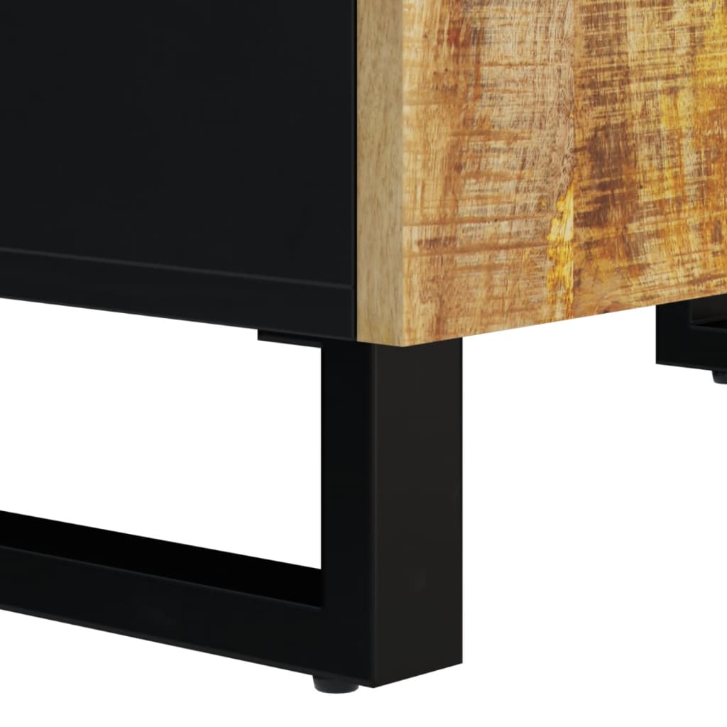 Wastafelkast 62x33x58 cm massief mangohout en bewerkt hout is nu te koop bij PeponiXL, paradijselijk wonen!