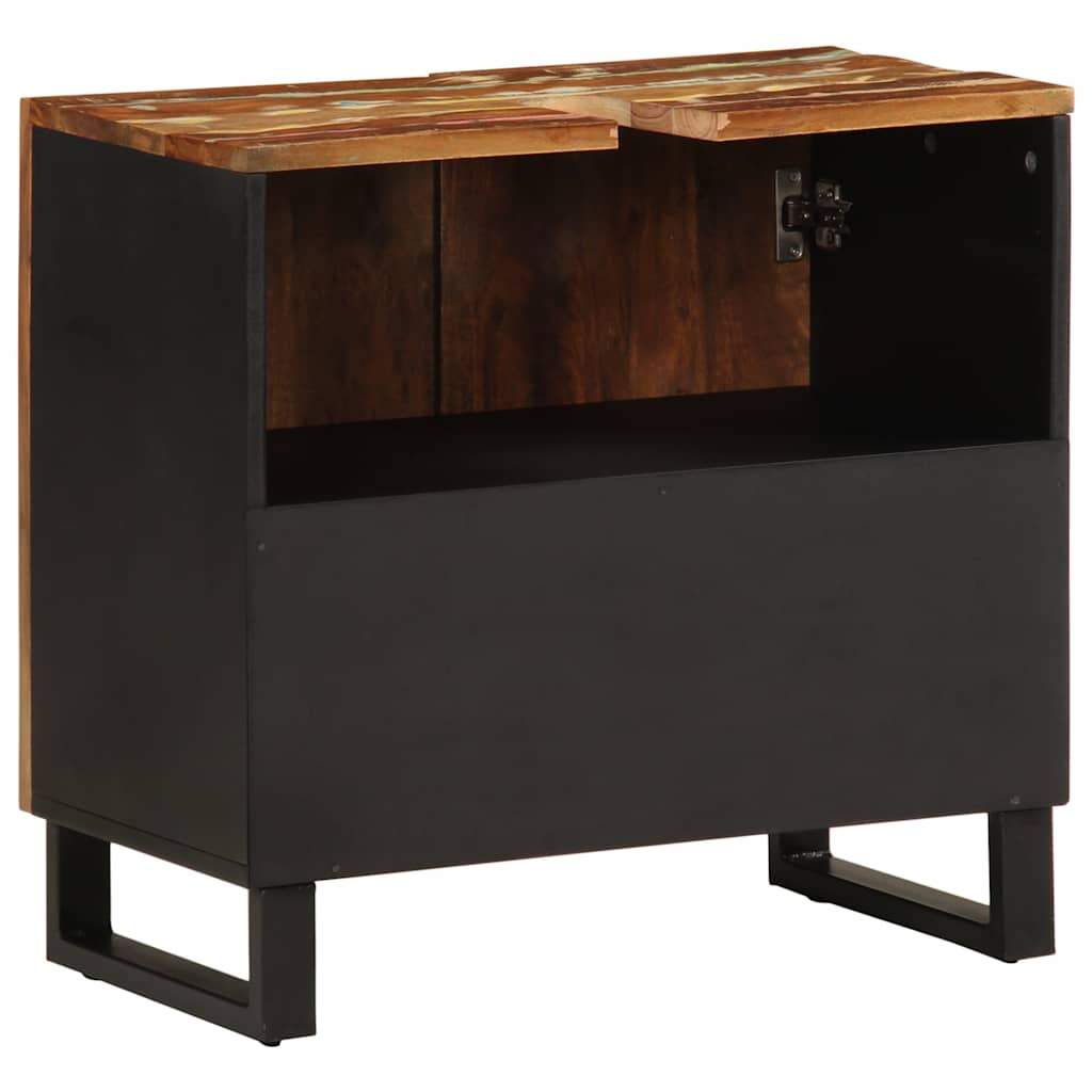 Wastafelkast 62x33x58 cm massief recycled hout en bewerkt hout is nu te koop bij PeponiXL, paradijselijk wonen!