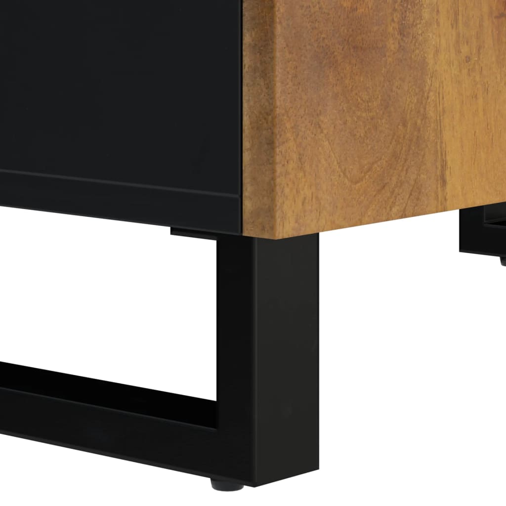 Wastafelkast 62x33x58 cm massief mangohout en bewerkt hout is nu te koop bij PeponiXL, paradijselijk wonen!