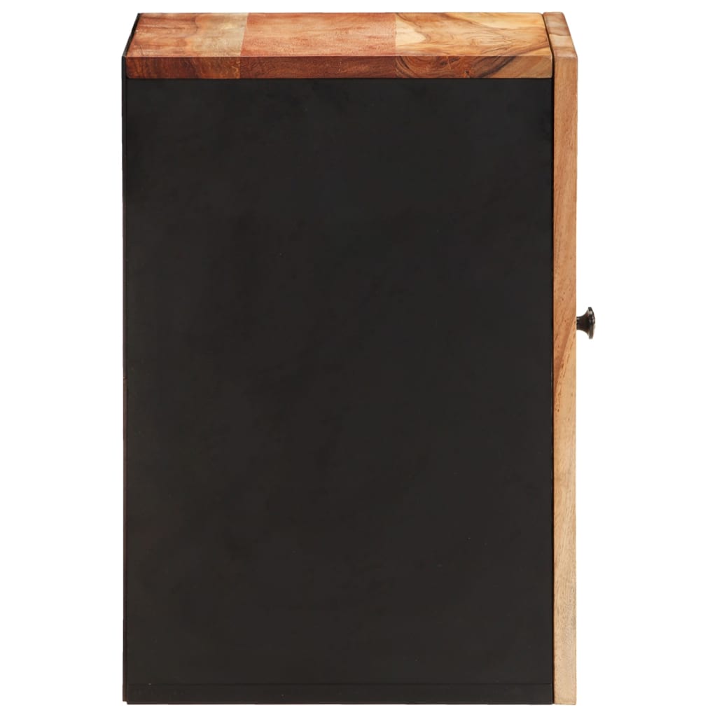 Badkamerwandkast 38x33x48 cm massief acaciahout is nu te koop bij PeponiXL, paradijselijk wonen!