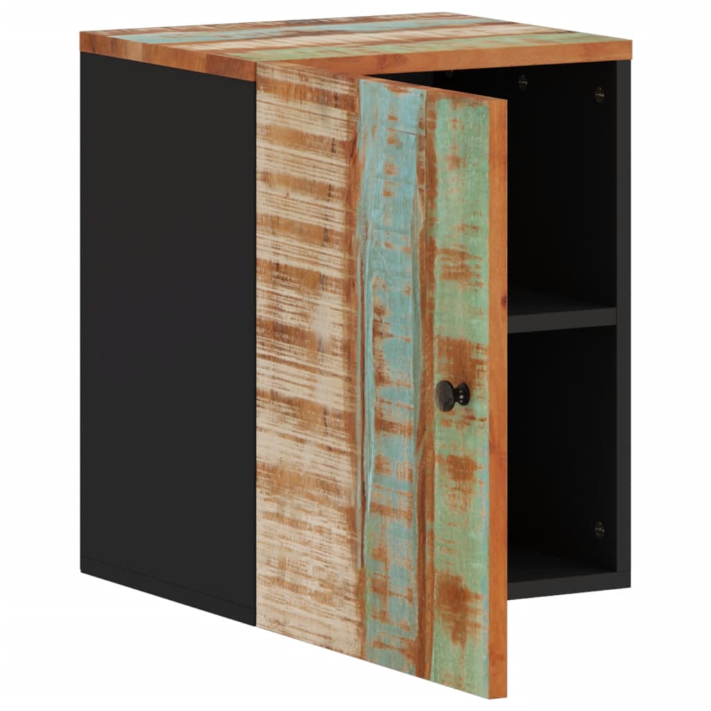 Badkamerwandkast 38x33x48 cm massief recycled hout is nu te koop bij PeponiXL, paradijselijk wonen!