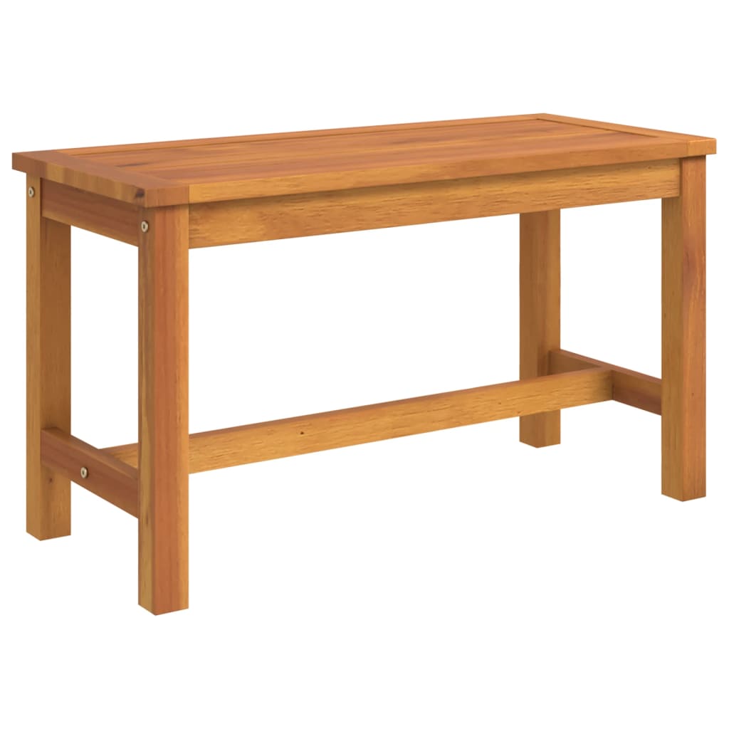 Tuinbank 80x35x45 cm massief acaciahout is nu te koop bij PeponiXL, paradijselijk wonen!