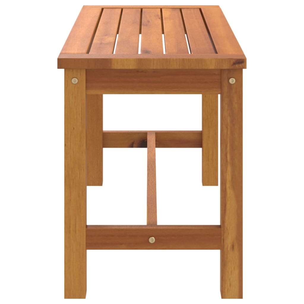 Tuinbank 80x35x45 cm massief acaciahout is nu te koop bij PeponiXL, paradijselijk wonen!