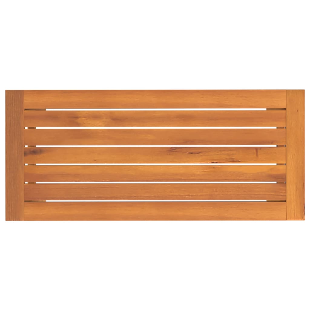 Tuinbank 80x35x45 cm massief acaciahout is nu te koop bij PeponiXL, paradijselijk wonen!