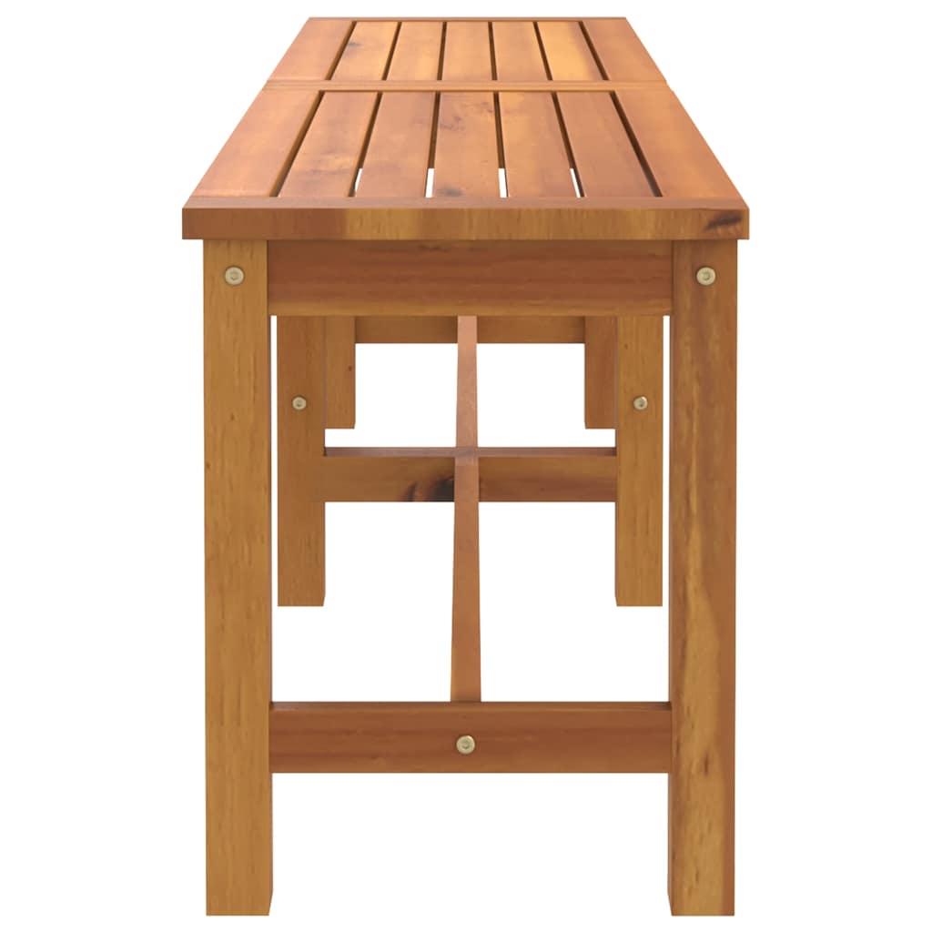 Tuinbank 150x35x45 cm massief acaciahout is nu te koop bij PeponiXL, paradijselijk wonen!