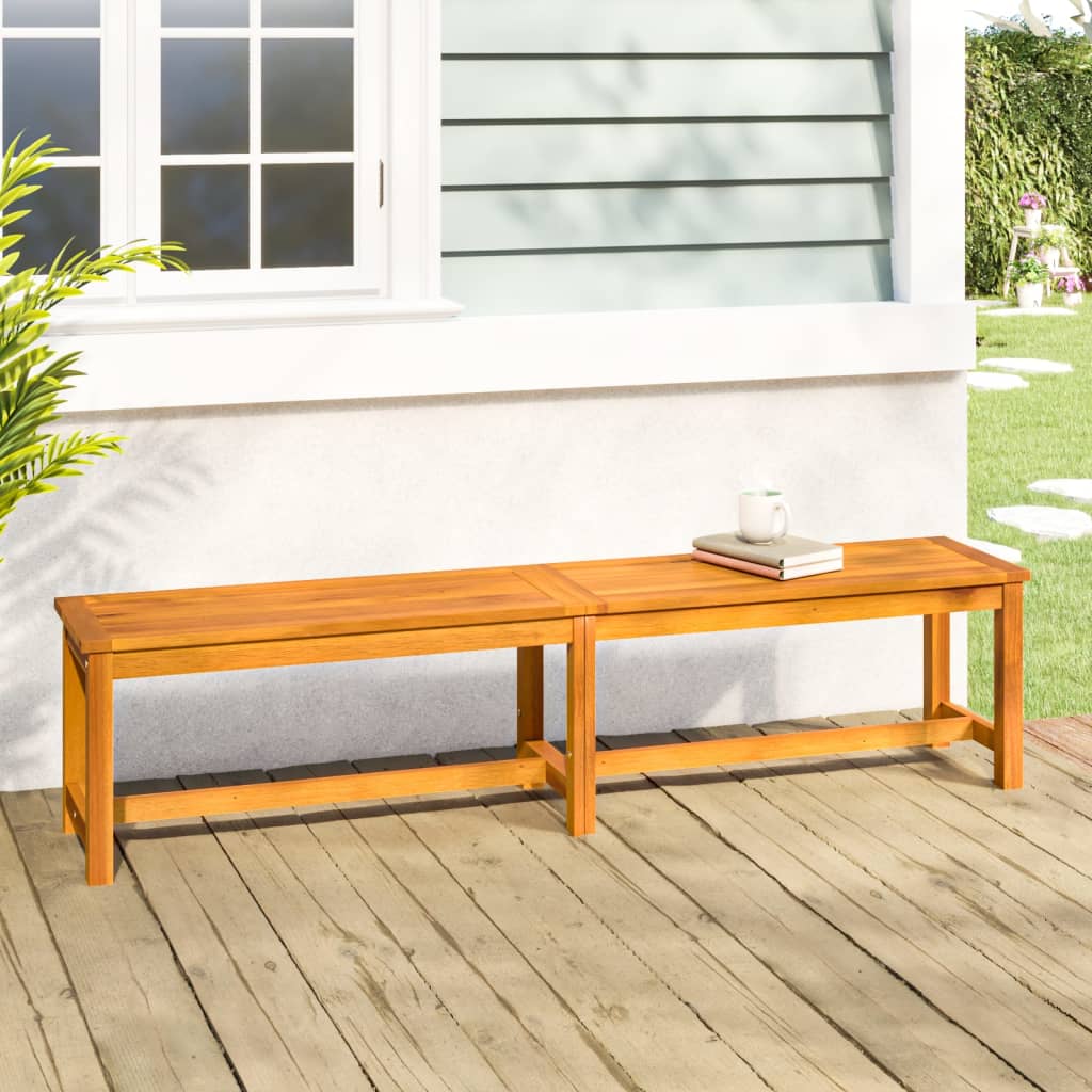 Tuinbank 180x35x45 cm massief acaciahout is nu te koop bij PeponiXL, paradijselijk wonen!