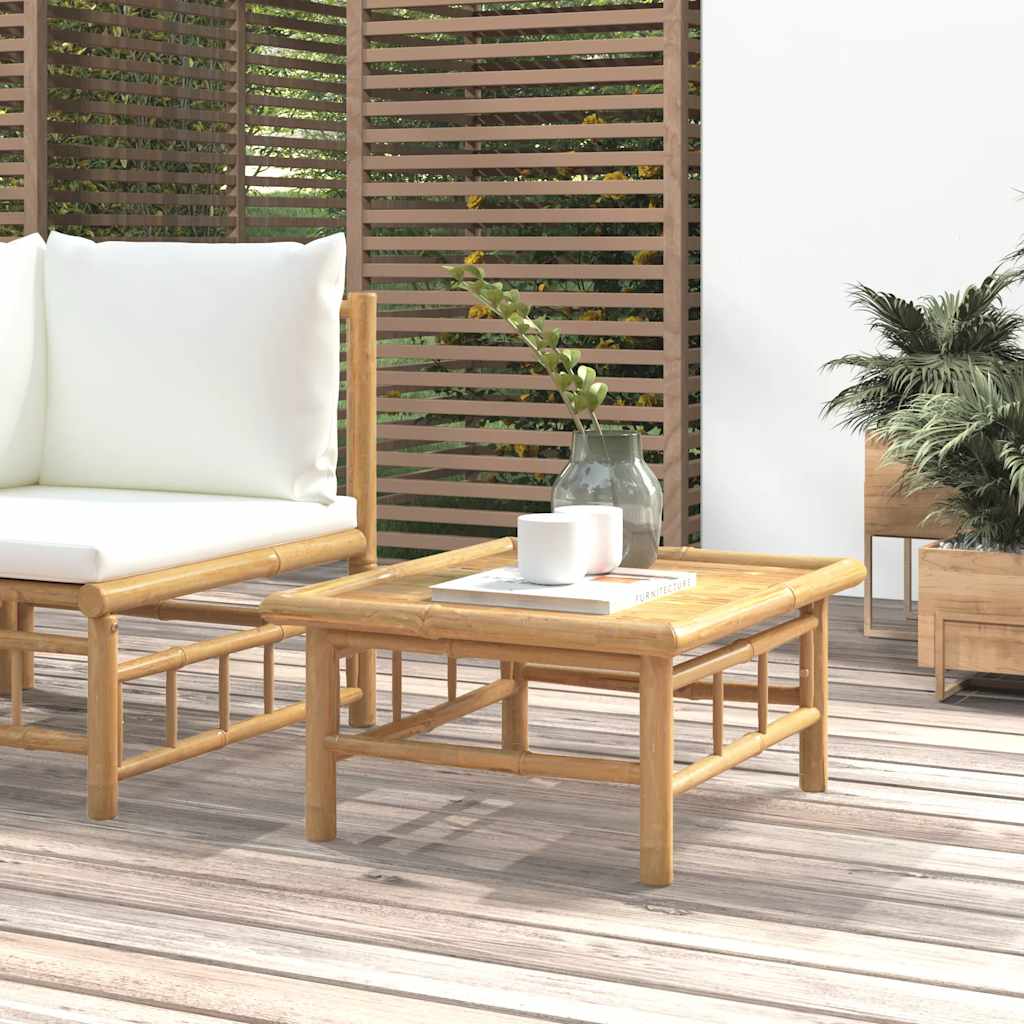 Tuintafel 65x55x30 cm bamboe is nu te koop bij PeponiXL, paradijselijk wonen!