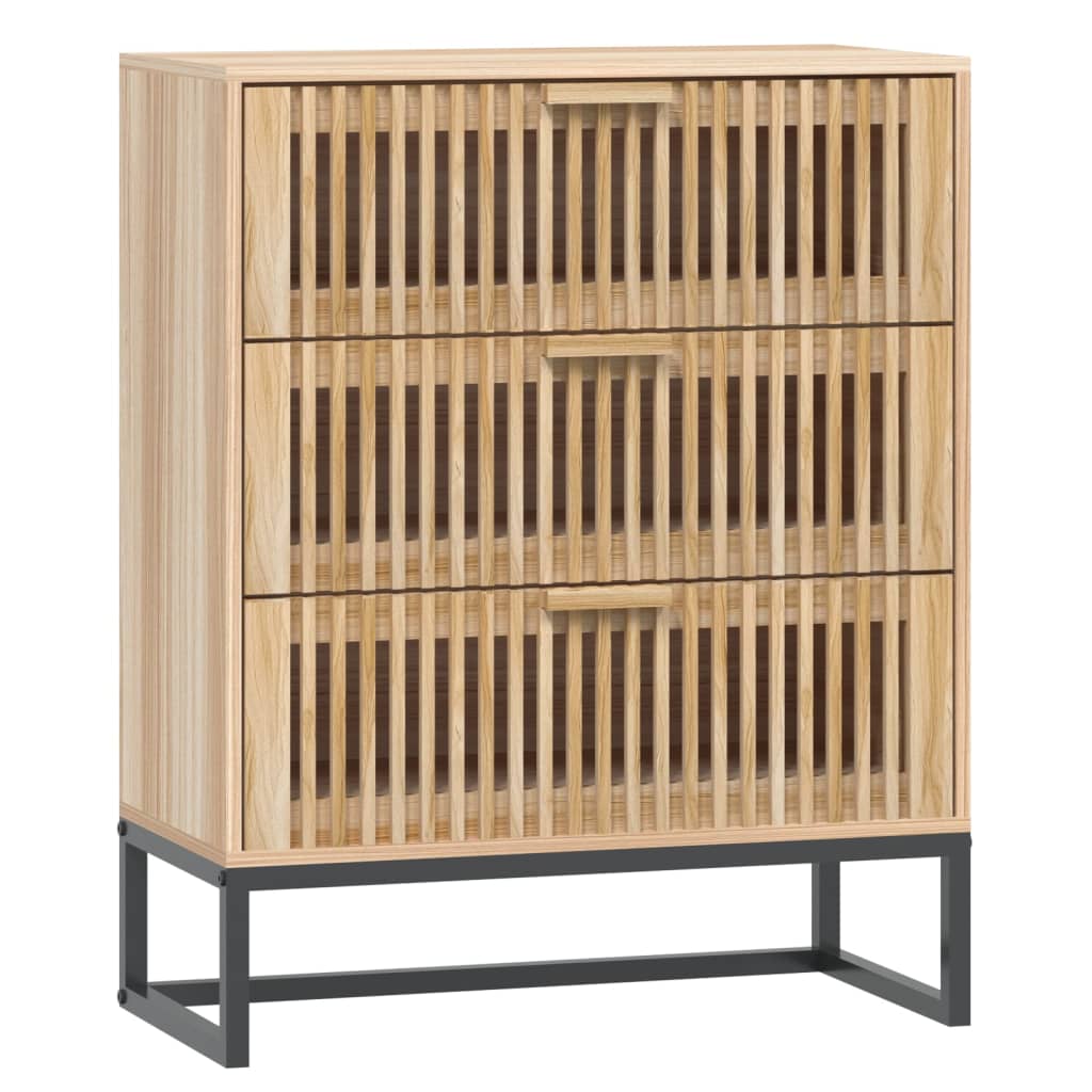Dressoir 60x30x75 cm bewerkt hout is nu te koop bij PeponiXL, paradijselijk wonen!