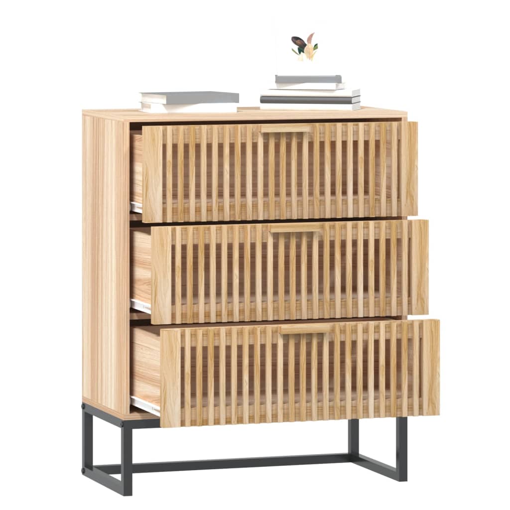 Dressoir 60x30x75 cm bewerkt hout is nu te koop bij PeponiXL, paradijselijk wonen!