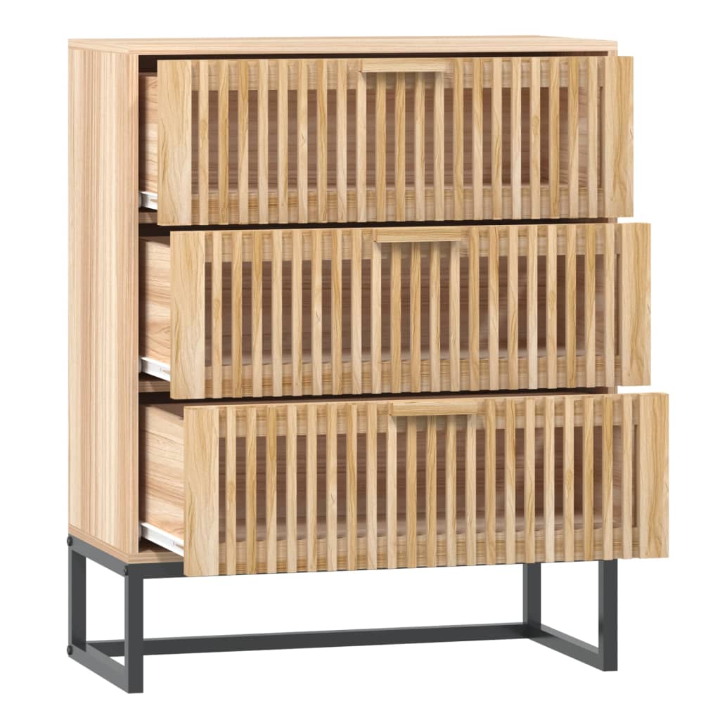 Dressoir 60x30x75 cm bewerkt hout is nu te koop bij PeponiXL, paradijselijk wonen!