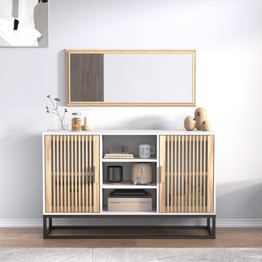 Dressoir 105x30x65 cm bewerkt hout wit is nu te koop bij PeponiXL, paradijselijk wonen!