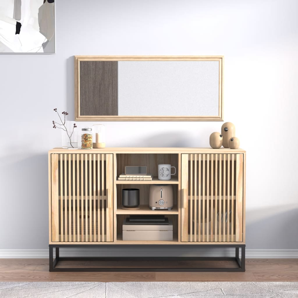 Dressoir 105x30x65 cm bewerkt hout is nu te koop bij PeponiXL, paradijselijk wonen!