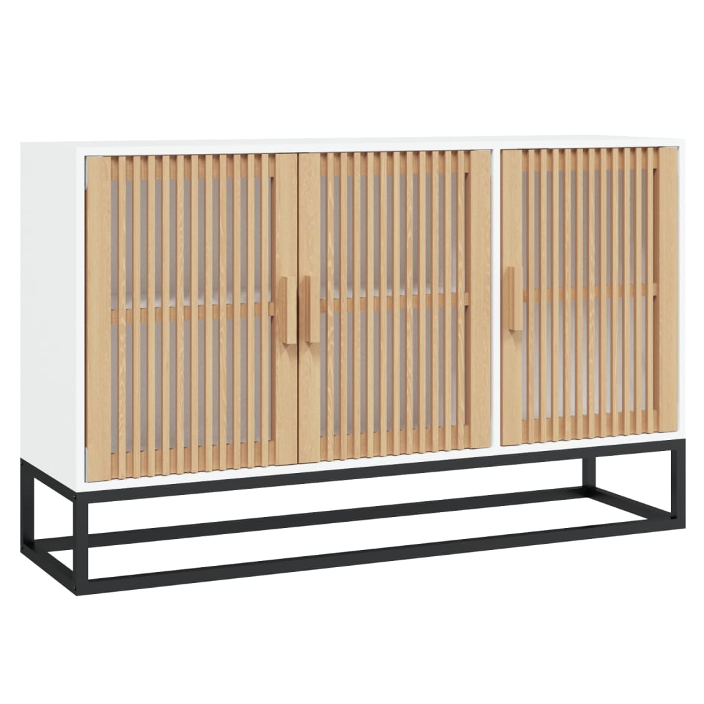 Dressoir 105x30x65 cm bewerkt hout wit is nu te koop bij PeponiXL, paradijselijk wonen!