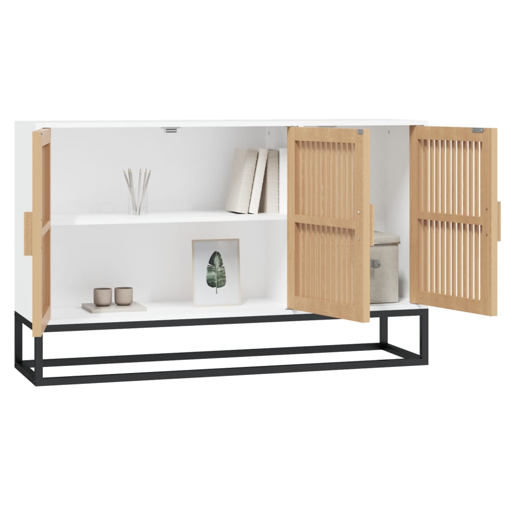 Dressoir 105x30x65 cm bewerkt hout wit is nu te koop bij PeponiXL, paradijselijk wonen!