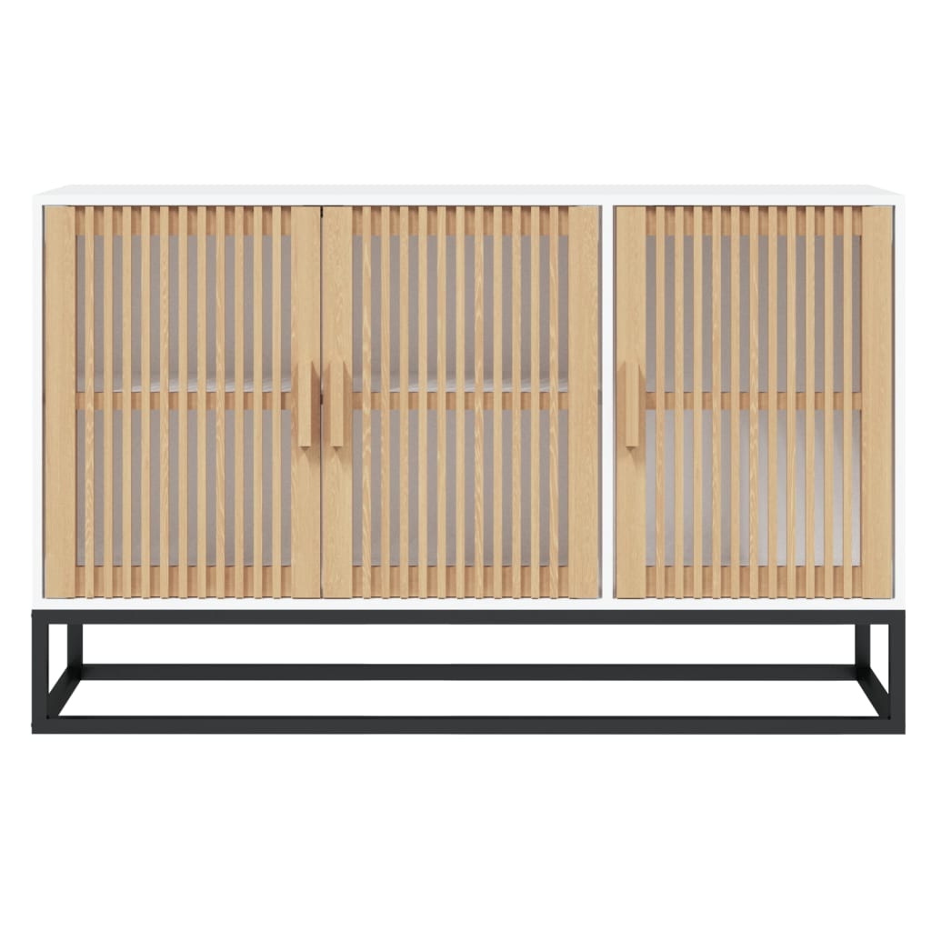 Dressoir 105x30x65 cm bewerkt hout wit is nu te koop bij PeponiXL, paradijselijk wonen!