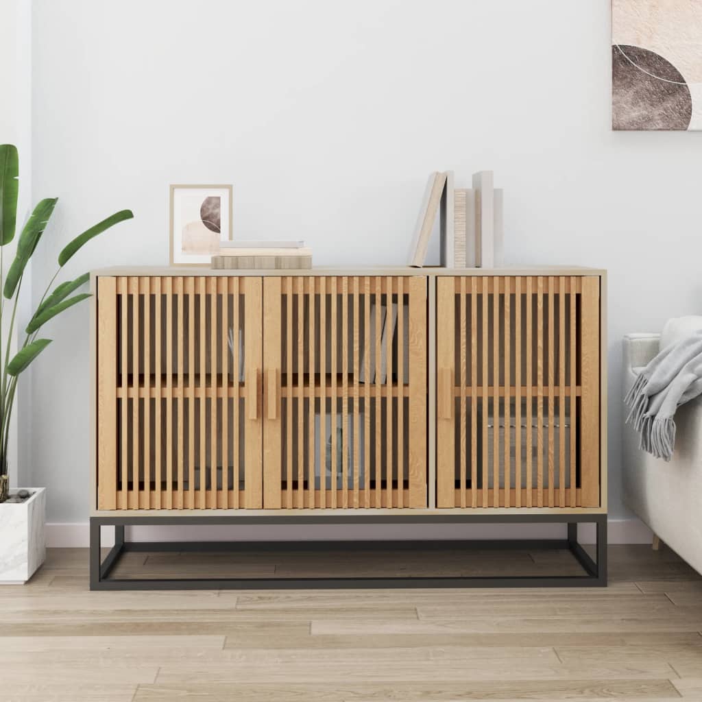 Dressoir 105x30x65 cm bewerkt hout is nu te koop bij PeponiXL, paradijselijk wonen!