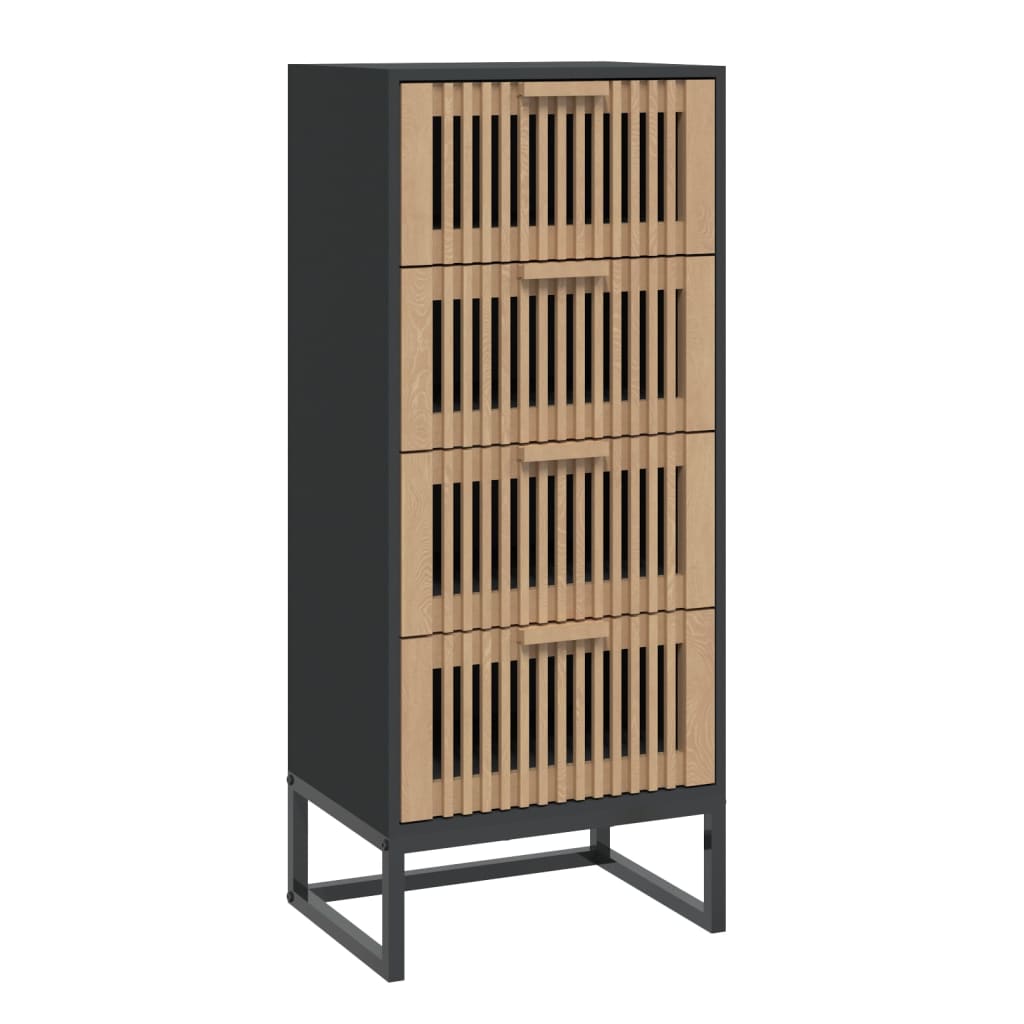Hoge kast 40x30x95 cm bewerkt hout is nu te koop bij PeponiXL, paradijselijk wonen!